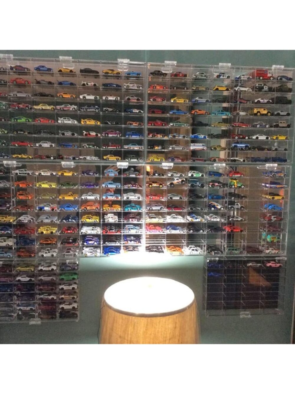 Clear Display Case Wall Cabinet for Hot Small Toy Wheels 1/64 Scale Matchbox Toy - Picture 2 of 9